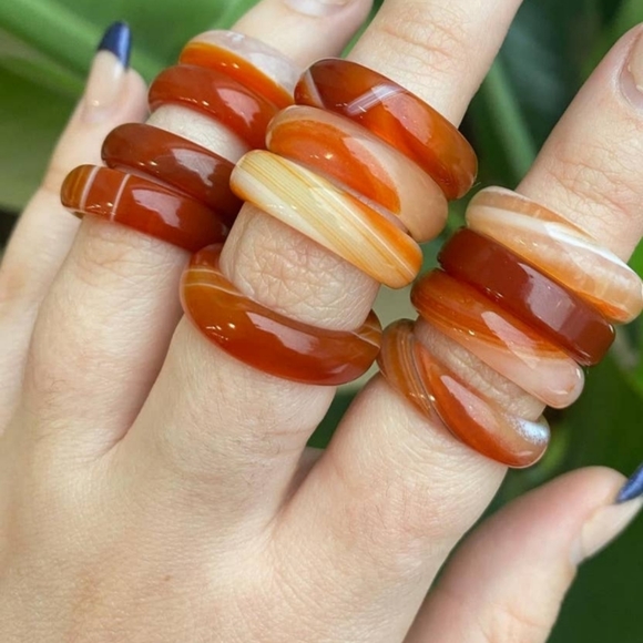 Jewelry - Carnelian Rings